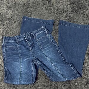 Altar'd State Dark Blue Boot Cut Jeans